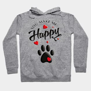 Dogs Make Me Happy Hoodie